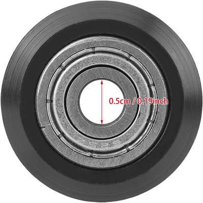 Verpackung mit 20 V-Rillenrädern, 5 mm Bohrung, V-Form, Rollenführung, Lagern, glatten, stabilen Rol