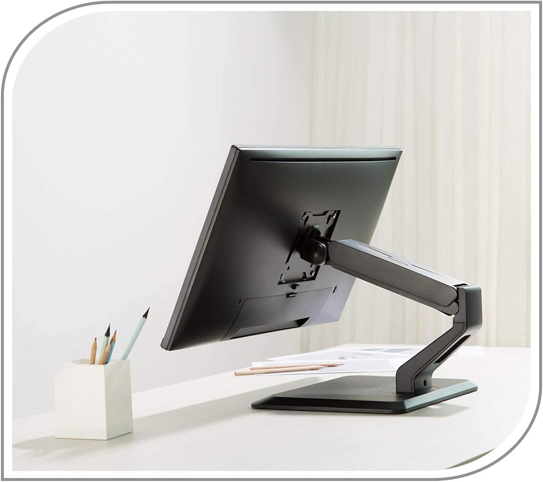 conecto CC50696 Schreibtisch Halterung Tisch-Ständer für Monitor und Touchscreen mit 17-32 Zoll, VES