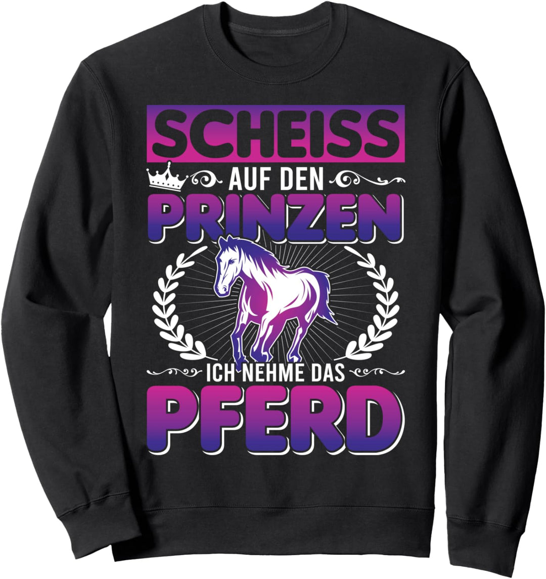 Reiter Outfit Mädchen + Girls die Pferd ihr lieben! Pferde Sweatshirt