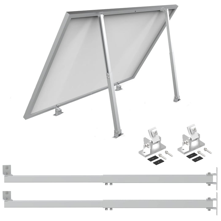 Solarmodul Dachhalterung Montage Balkongeländer, Befestigung Extra lange 1040mm Aufständerung, 0-60°