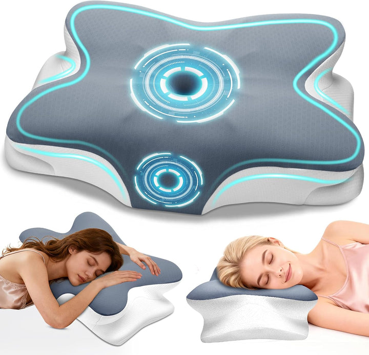 Nackenkissen Kopfkissen - Memory Foam Kissen - Stabile Nackenstütze Schlafkissen Pillows for Sleepin