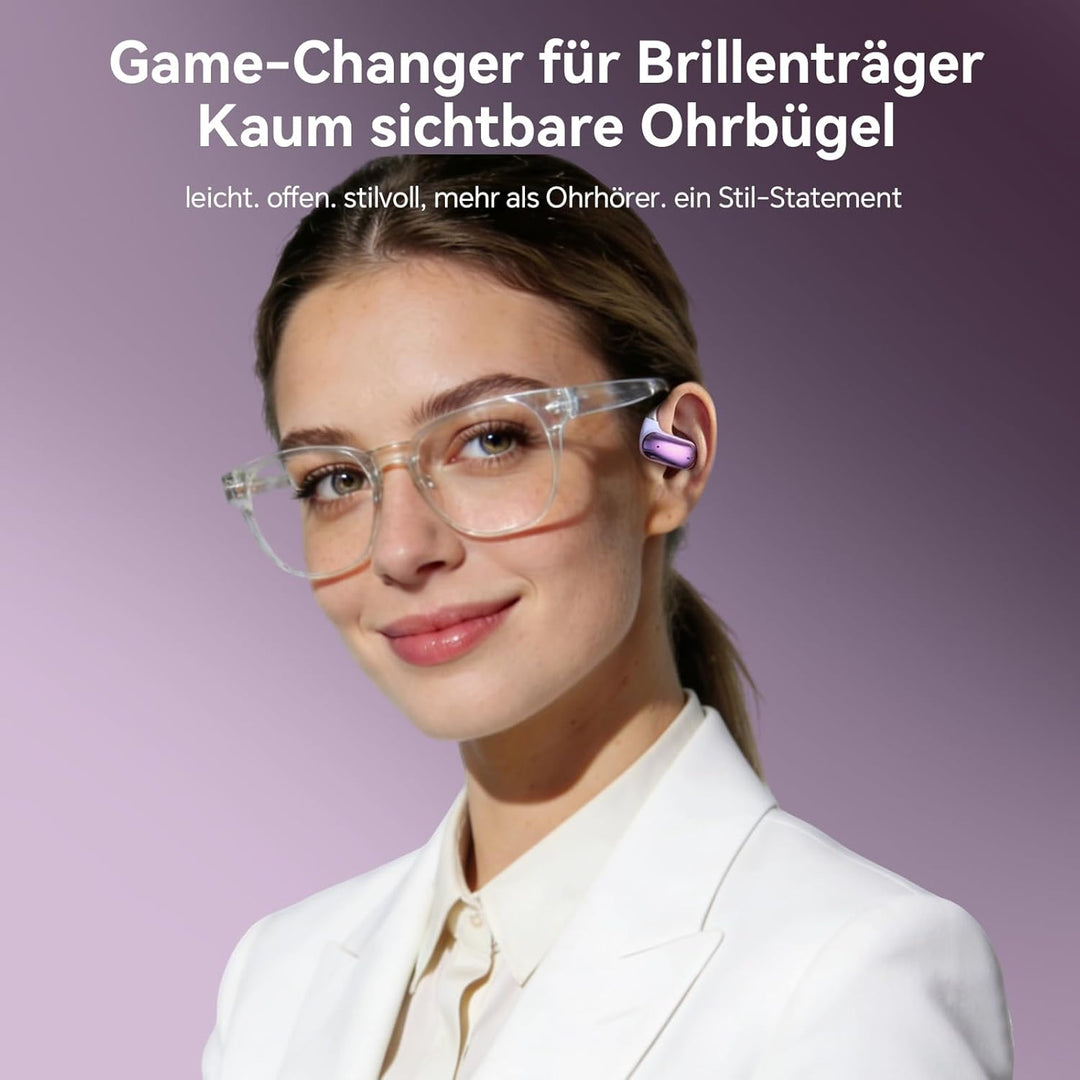 Open Ear Kopfhörer Kabellos Bluetooth Wireless Air Conduction Earbuds Headphones Sportkopfhörer mit