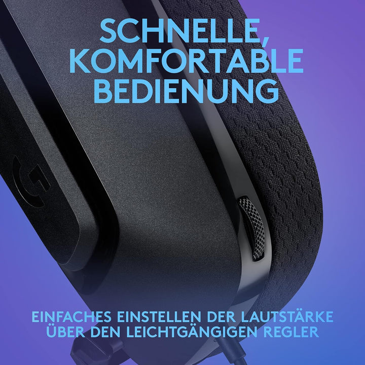 Logitech G335 Kabelgebundenes Gaming-Headset, Flip-to-Mute-Mikrofon, 3,5 mm Audioanschluss, Memory-S