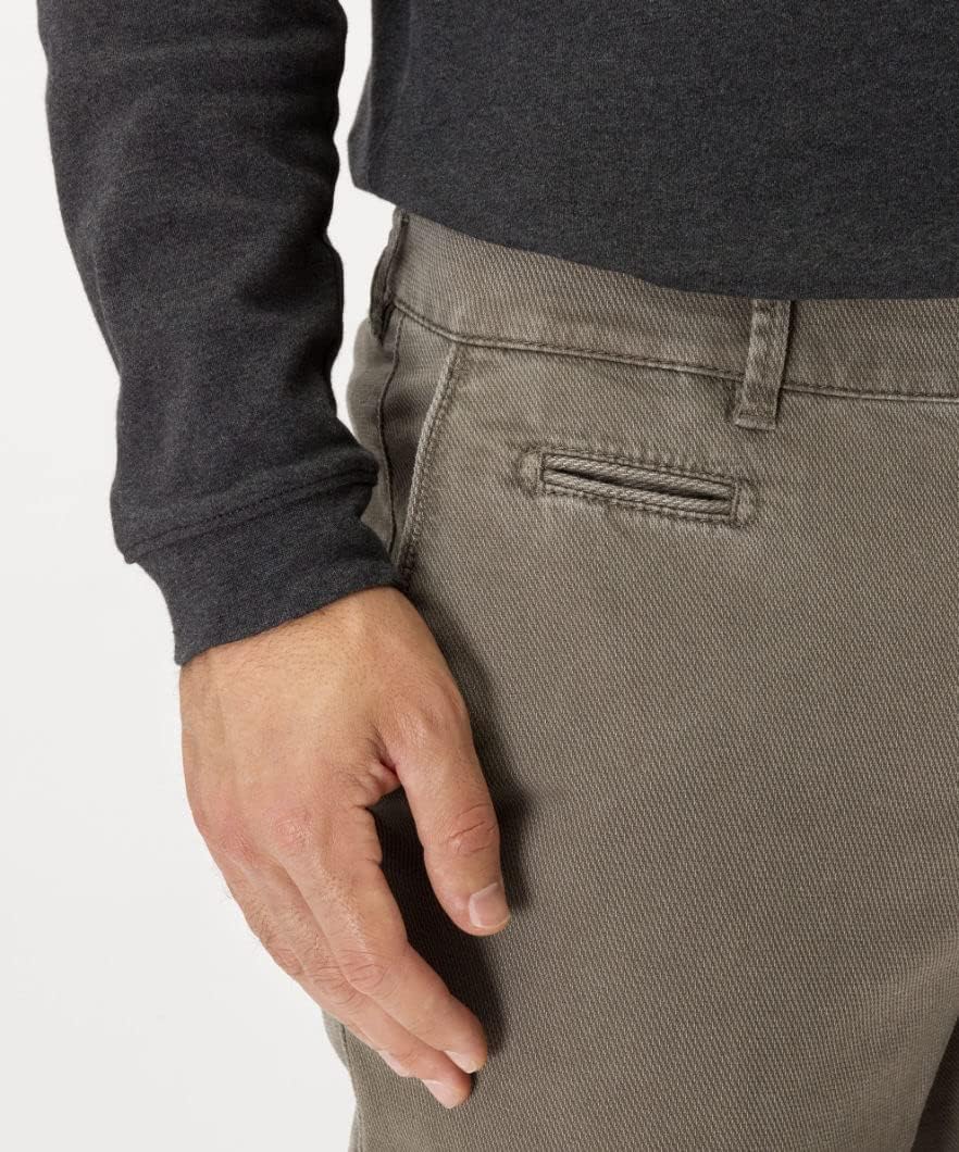 BRAX Herren Style Fabio in Hi Flex Superelastische Slim Chino Hose 35W / 34L Beige (Nut 55), 35W / 3