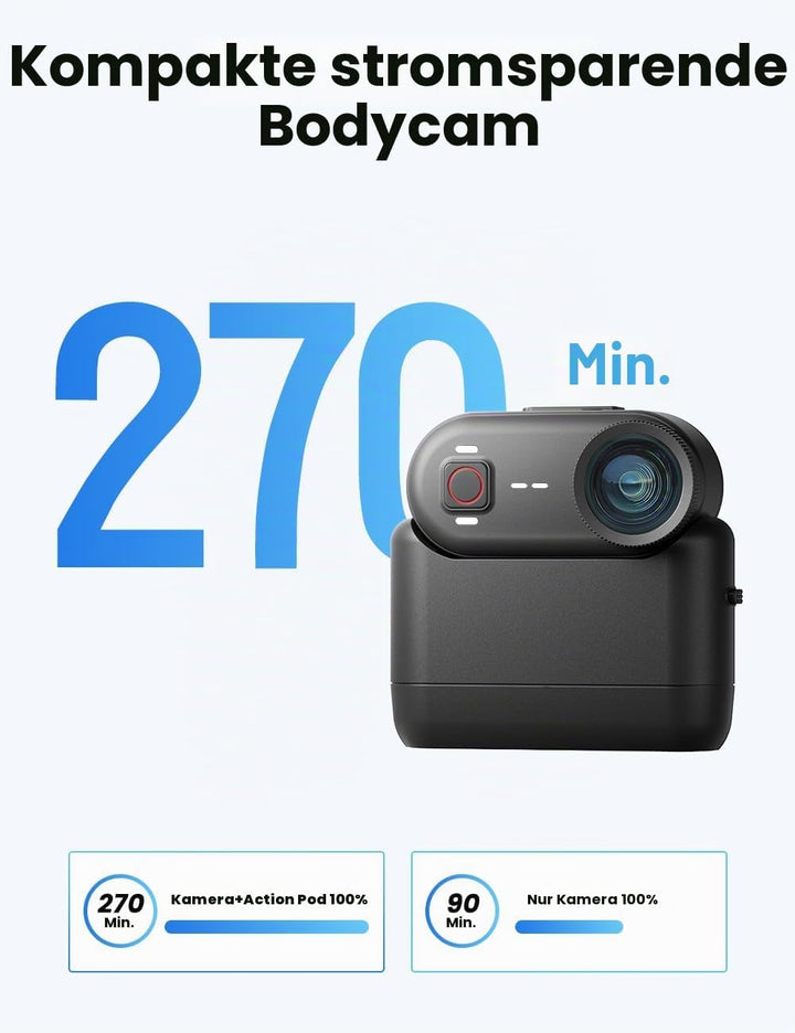 Apexcam K80 4K mini Action cam POV bodycam EIS Bildstabilisierung WLAN 10m wasserdichte Unterwasserk