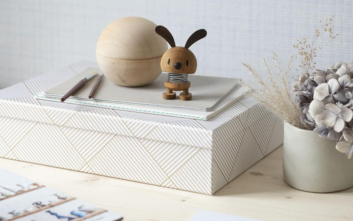 Hoptimist - Skandinavisches Design - Animals aus Holz - Bunny Figuren - Small, Höhe 9 cm S Oak, S Oa