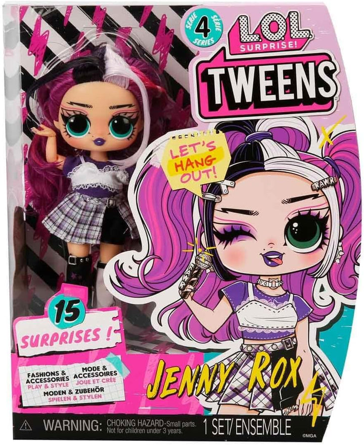 L.O.L. Surprise! Tweens Serie 4 Modepuppe - JENNY ROX - Packe 15 Überraschungen und Fabelhafte Acces