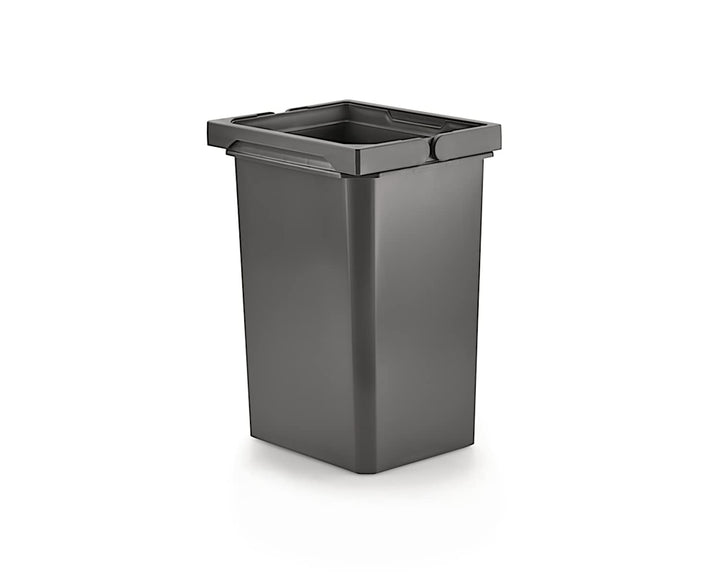 Naber Mülleimer | Modell 8013344 | Volumen 10L | 230 x 191 x 326 mm | Kunststoff Anthrazit