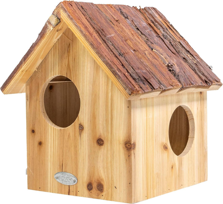 mgc24 Eichhörnchenhaus - Eichhörnchenkobel, Eichhörnchen Nistkasten zum Aufhängen für Garten und Bal