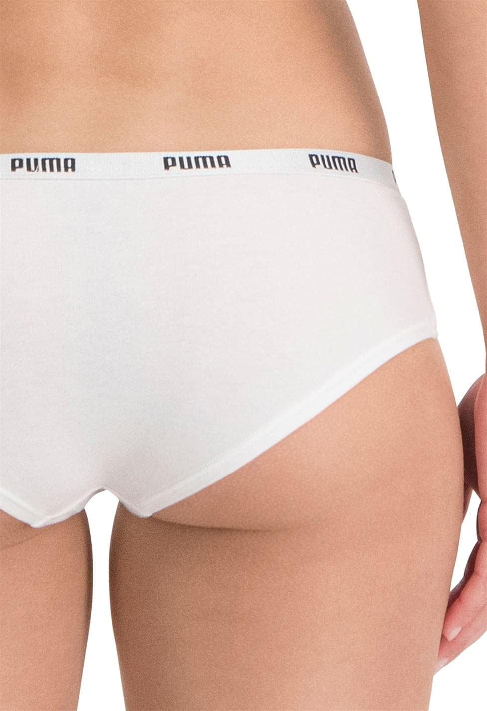 PUMA Damen Hipster Höschen (3er Pack) XS Weiss, XS Weiss