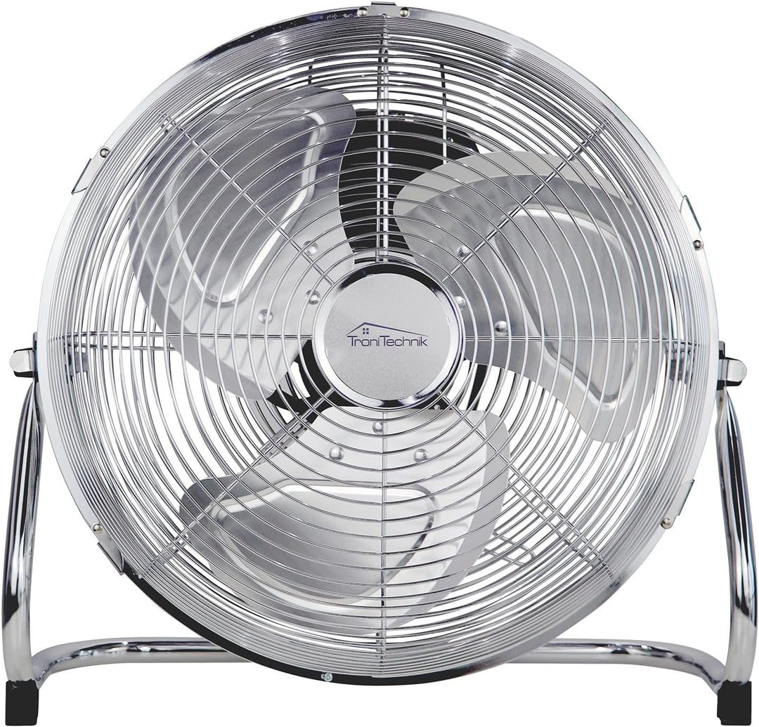 Tronitechnik® L Windmaschine mit 35 cm Ø | Ventilator Verstellbarer Winkel | Bodenventilator 3 Stufe