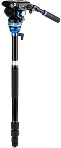 Benro Aero6 Pro Travel Video Tripod Aluminium, A3883TS6PRO, Aluminium