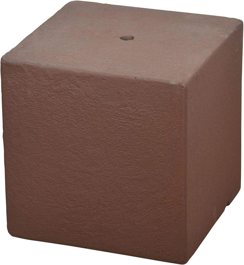 Heissner Sockel Cube Terrakotta