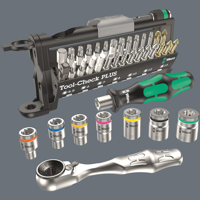 Wera 05150150001 9750 Schaumstoffeinlage, Kraftform Kompakt und Tool-Check PLUS Set 1, 57-teilig 975