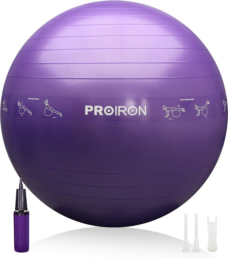 PROIRON Gymnastikball Pezziball Sitzball Trainingsball Fitnessball & Balance für Core-Training mit P