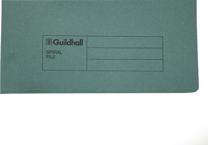 Exacompta - Ref 346-BLUZ – Guildhall – Dokumenten-Spiralordner, 285 g/m² mittelschweres Feder-Manila