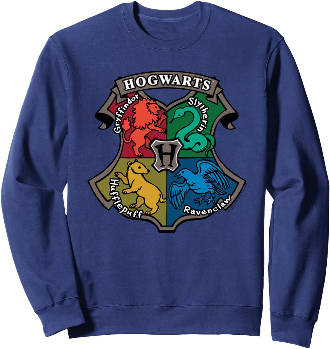 Harry Potter Hand Drawn Hogwarts Crest Sweatshirt