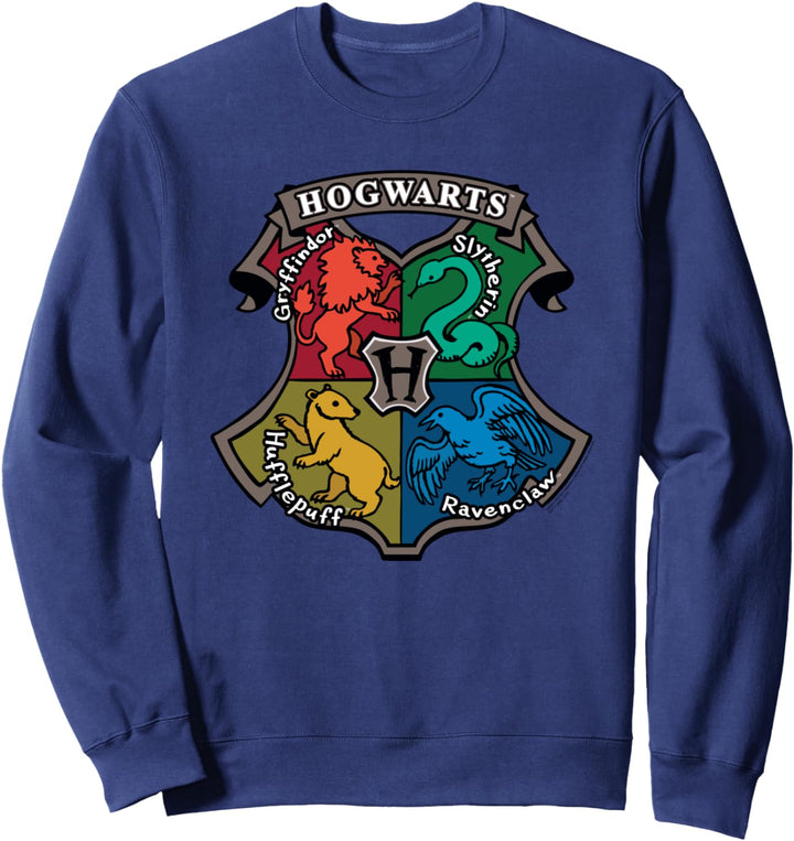 Harry Potter Hand Drawn Hogwarts Crest Sweatshirt