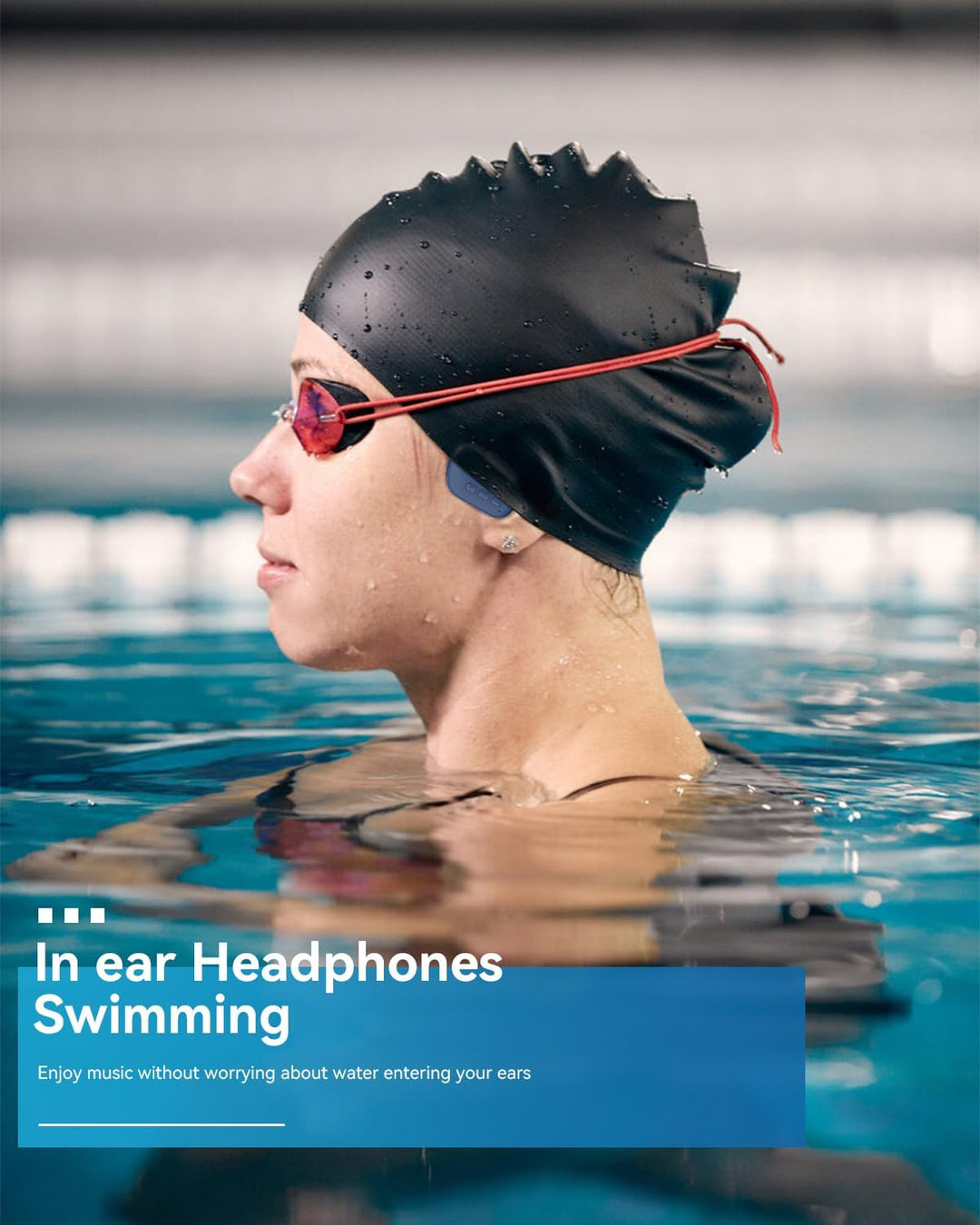 SANOTO Kopfhörer Schwimmen, In Ear Kopfhörer Bluetooth 5.4, IPX8 Unterwasser Kopfhörer Schwimen 8G M
