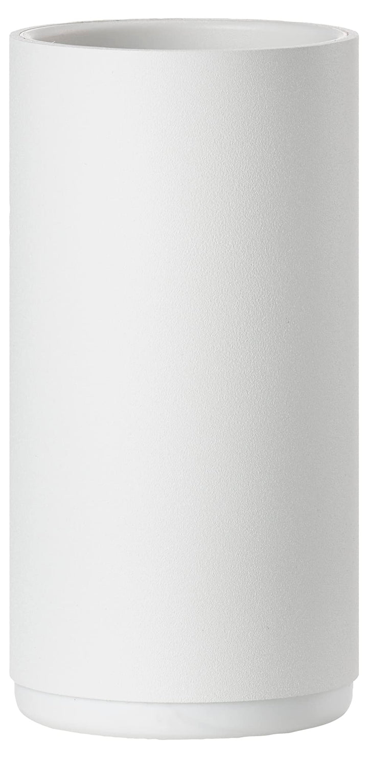Zone Denmark Rim Zahnbürstenbecher, Durchm. 7 cm, Höhe 13,6 cm, Weiss White, White