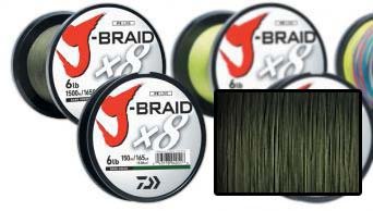 Daiwa - Fishing Braid J Braid 8B 500M 35/100 Green - 12751535