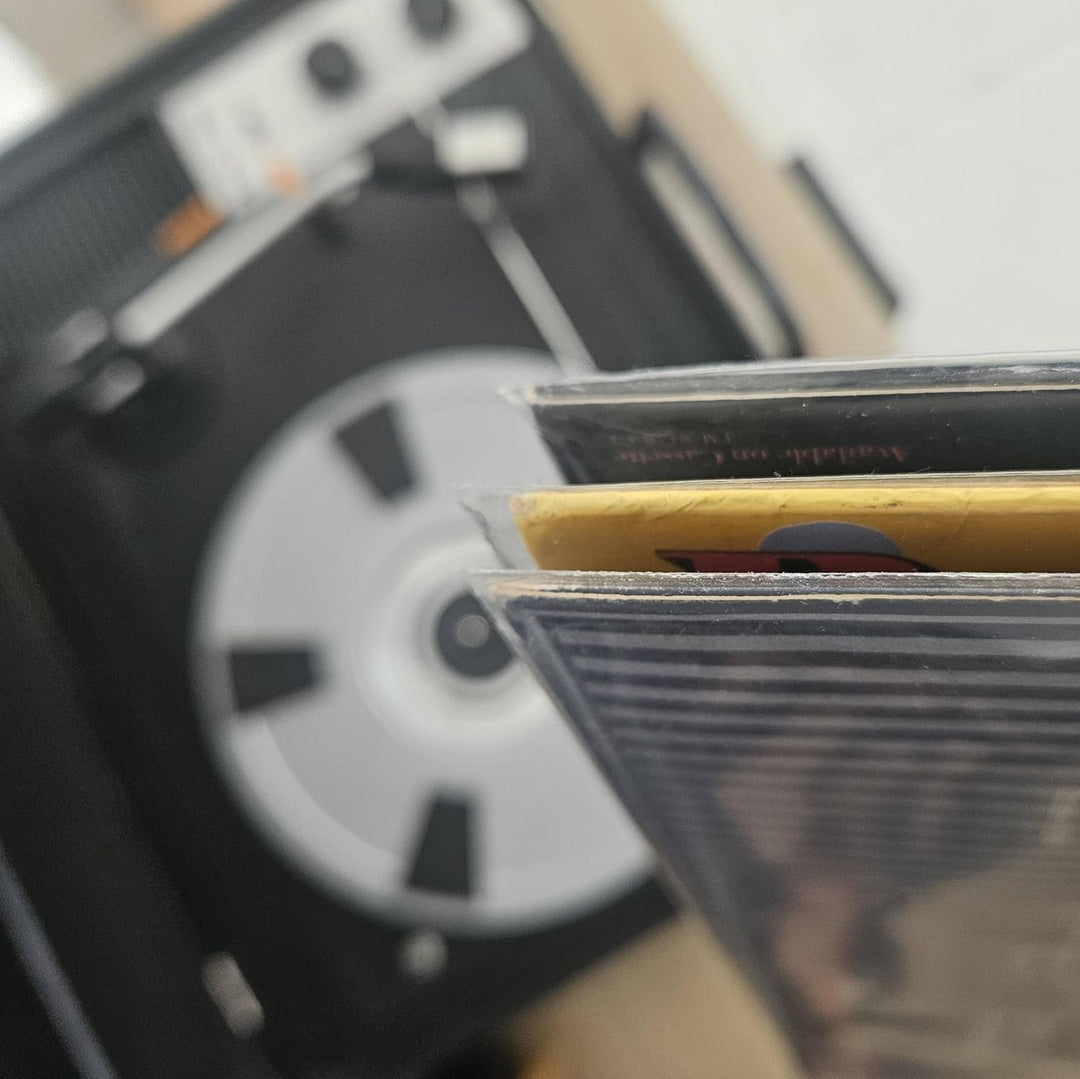 100 transparente Hüllen für Schallplatten 30,5 cm (12 Zoll, 33 1/3 U/min)