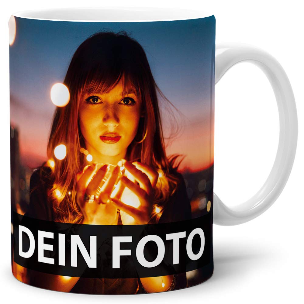 PR Print Royal Foto-Tasse zum selbst gestalten mit Foto und Text/mit individuellen Druck in Profiqua