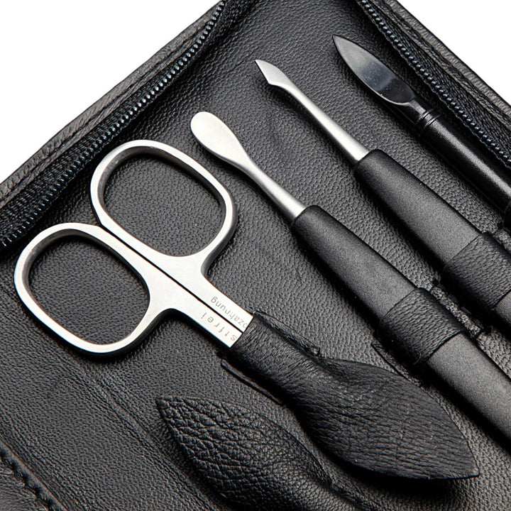 Sonnenschein by Hans Kniebes - Manicure-Etui, Reissverschluss: 9-tlg. Bestückung, rostfrei-edelmatti