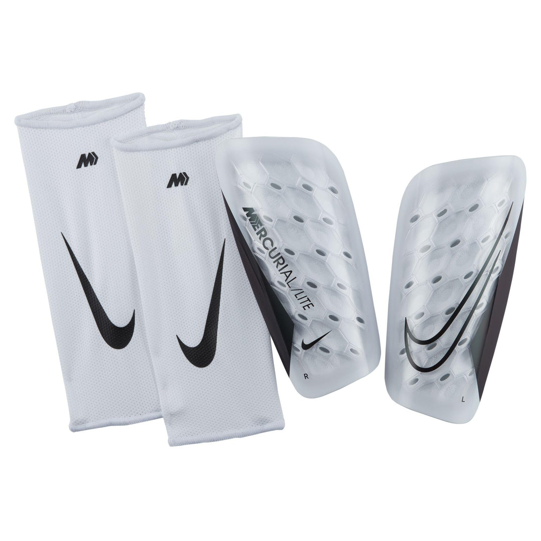 Nike Mercurial Lite Shinguard M White/White/Black, M White/White/Black