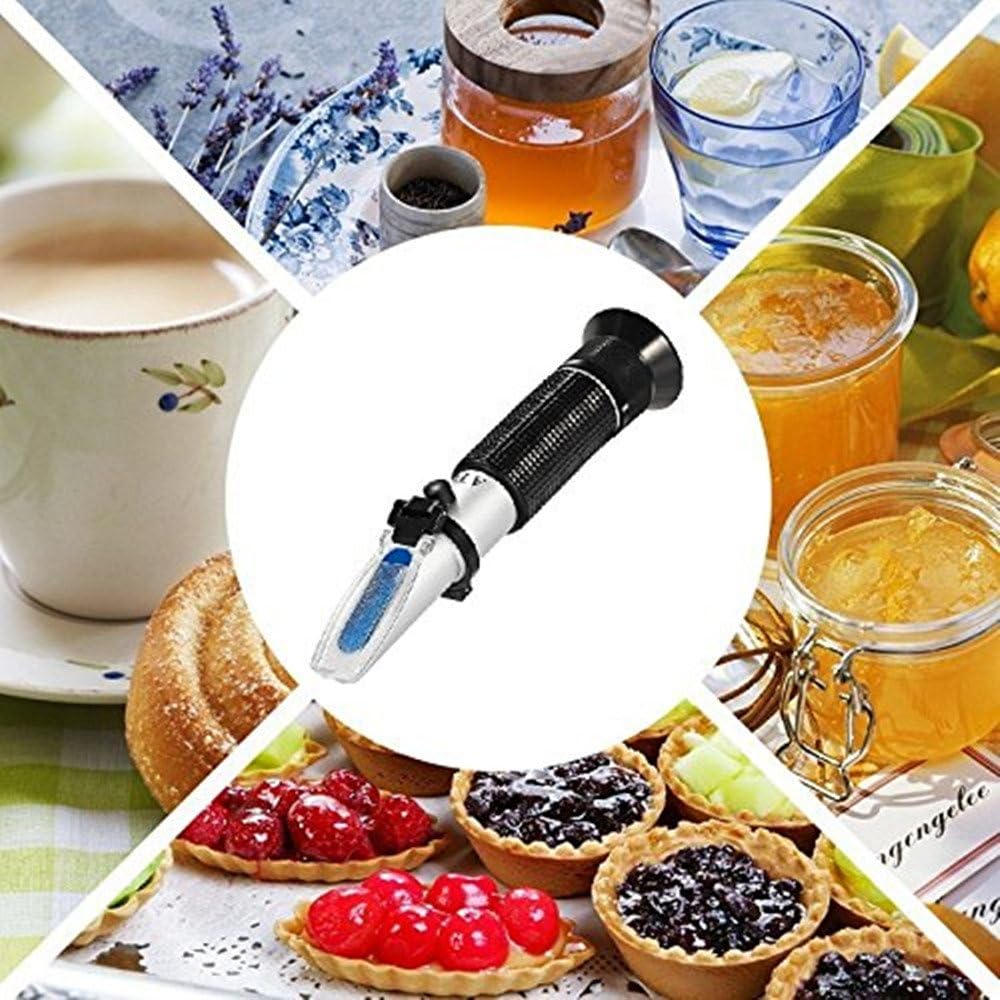 Zuckergehalt Refraktometer, Refraktometer 0-32 Brix Wein Refraktometer zur Messung des Zuckeranteils