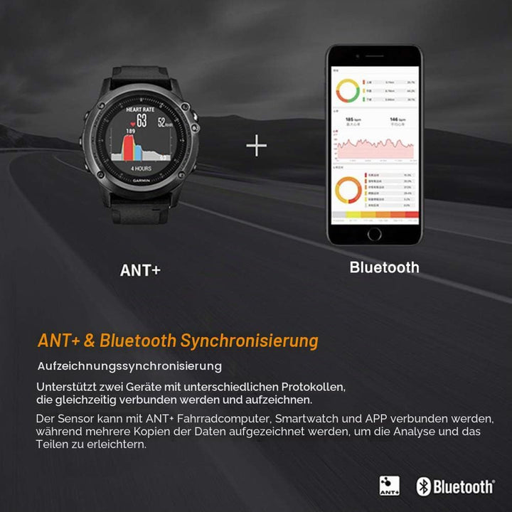 Magene S3 + Geschwindigkeitssensor und Trittfrequenzsensor, ANT+ und Buletooth 4.0 Drahtloser Fahrra
