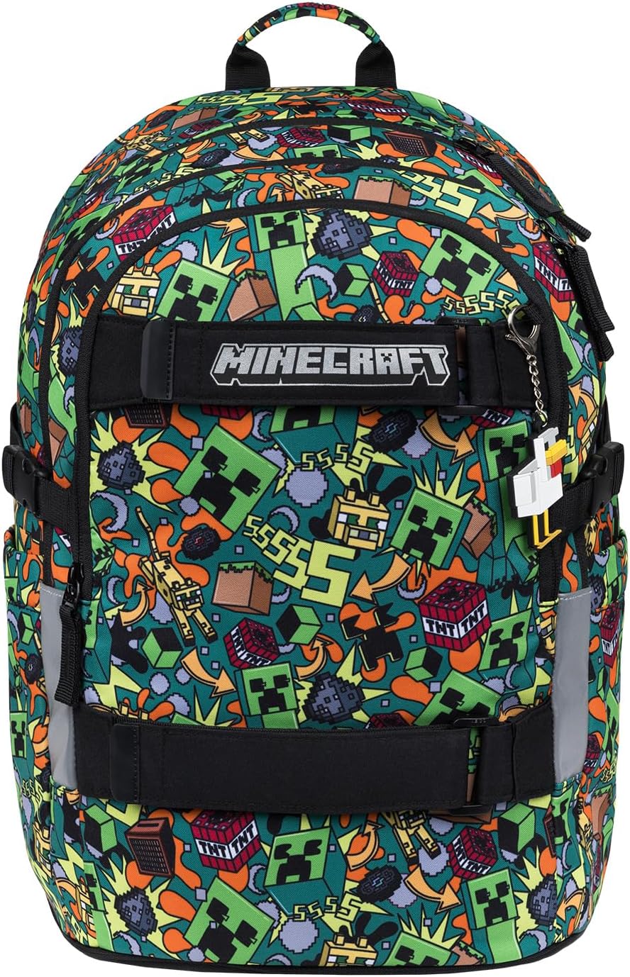 Baagl Schulrucksack Set Jungen Mädchen 3 Teilig, Schultasche ab 3. Klasse, Grundschule Ranzen mit Br