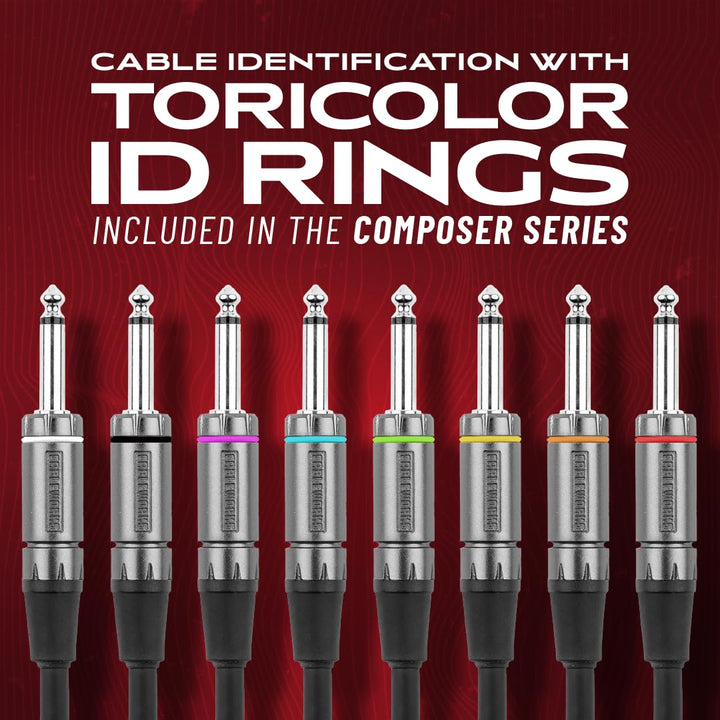 Gator Cableworks GCWC-INS-03RA Composer 3 Foot 0,9m Strt to RA – Hochwertiges Audiokabel für profess