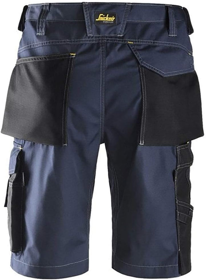 Snickers Workwear Unisex Handwerker Shorts Gr e 56 in marineblau schwarz, Navy-schwarz, EU 56 Navy-s