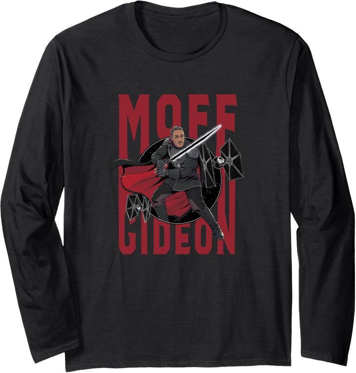 Star Wars Moff Gideon Action Poster Langarmshirt