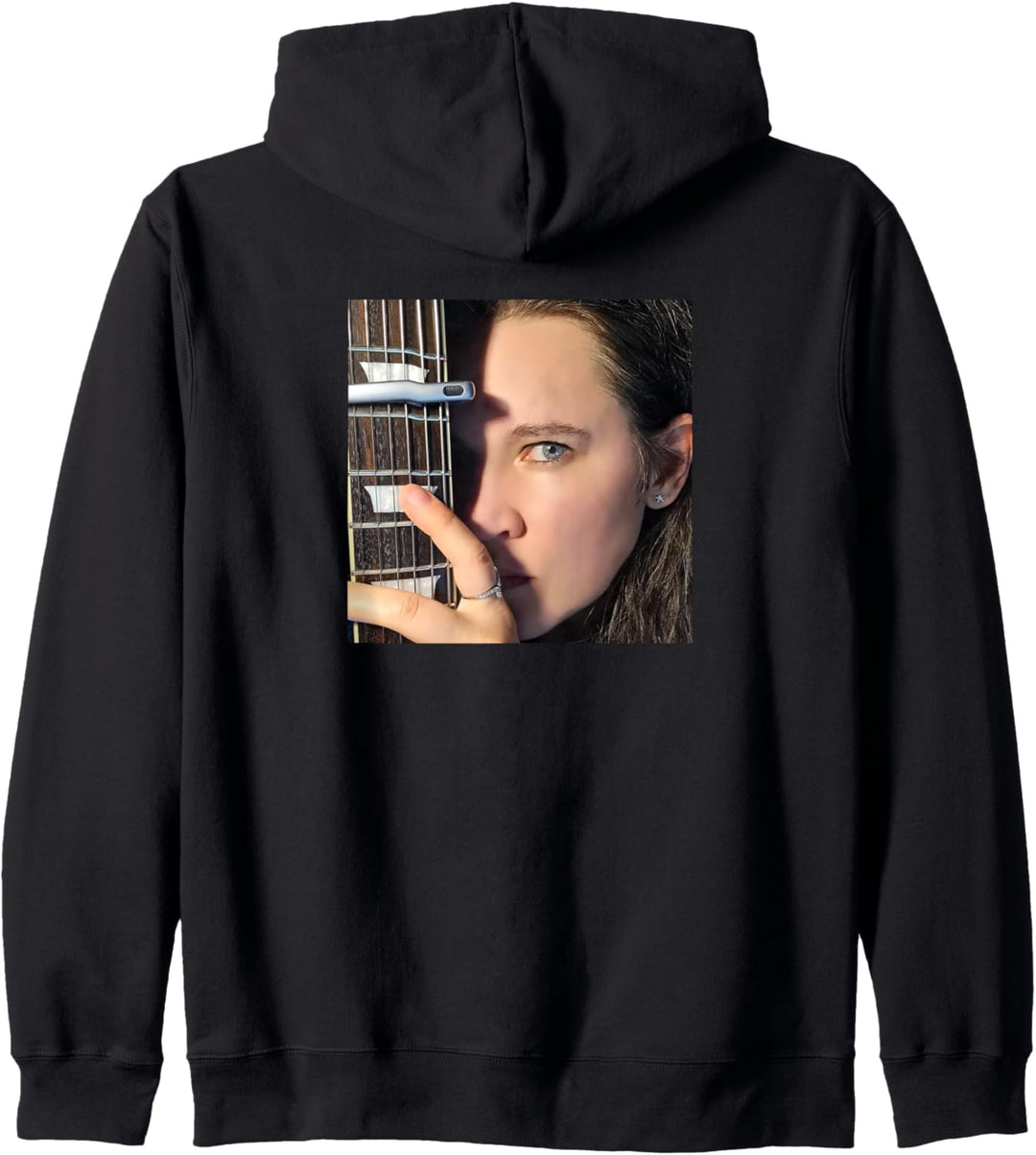 Rockgitarrenspieler Kapuzenjacke