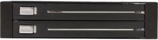 StarTech.com SATA Wechselrahmen 3,5 Zoll trägerlos - Mobiles Festplatten Speicher Rack für 2x 6,4cm