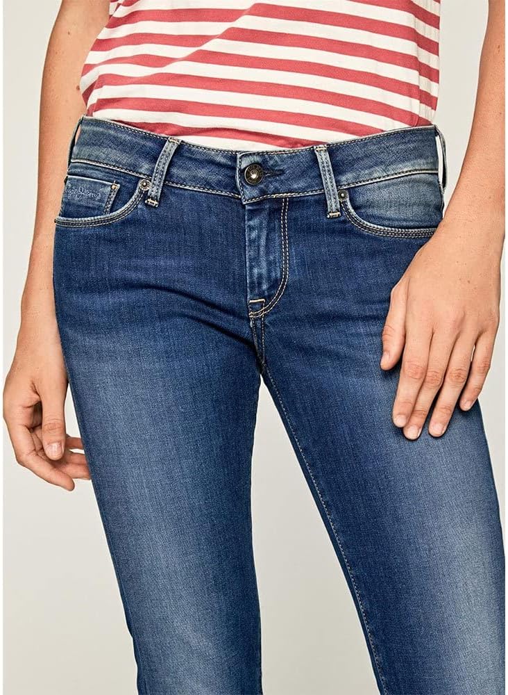 Pepe Jeans Damen Soho Jeans 26W / 28L Blue (Denim-z63), 26W / 28L Blue (Denim-z63)