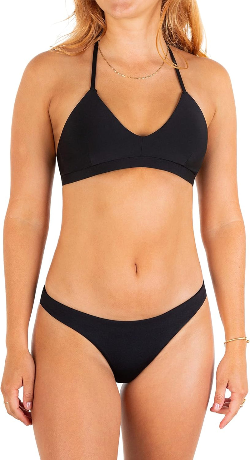 Hurley Damen W Adjustable Bikini Top Bikini Top M Schwarz / Weiss / Or Newsprint, M Schwarz / Weiss