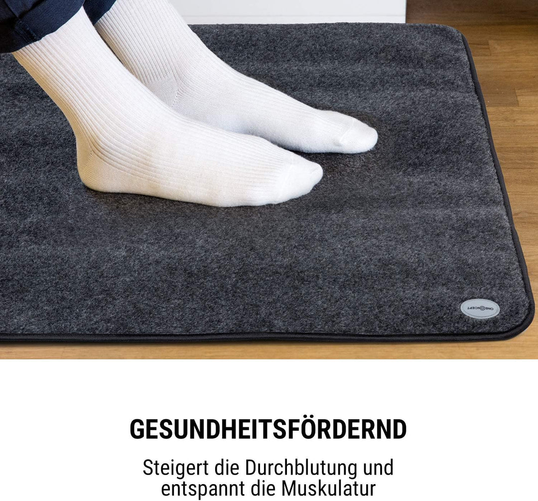 oneConcept Magic Carpet DLX Heizmatte Heizteppich, 60 x 70 cm, Leistung: 100 Watt, 4 Temperaturstufe
