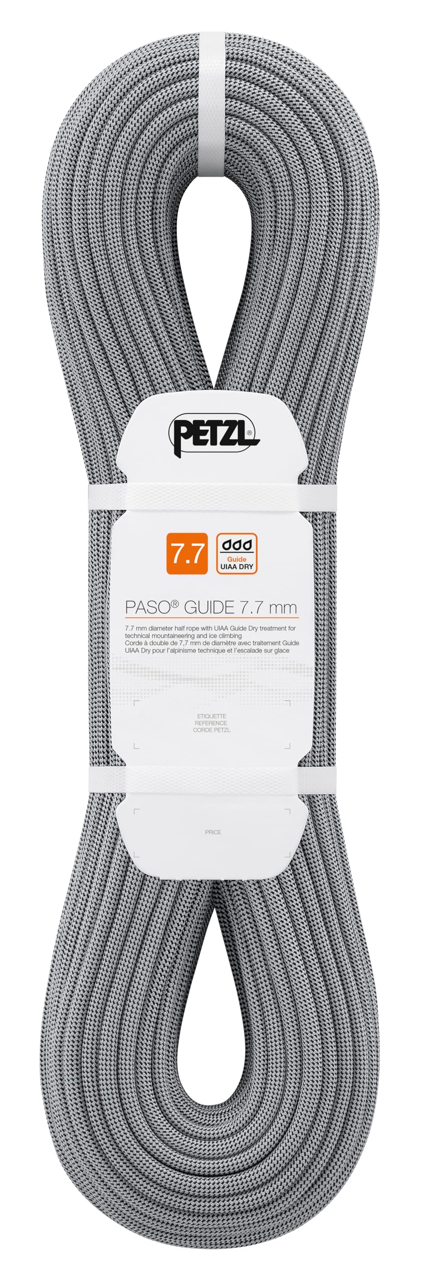 PETZL Verticality Halbseil 60m grau, 60m grau