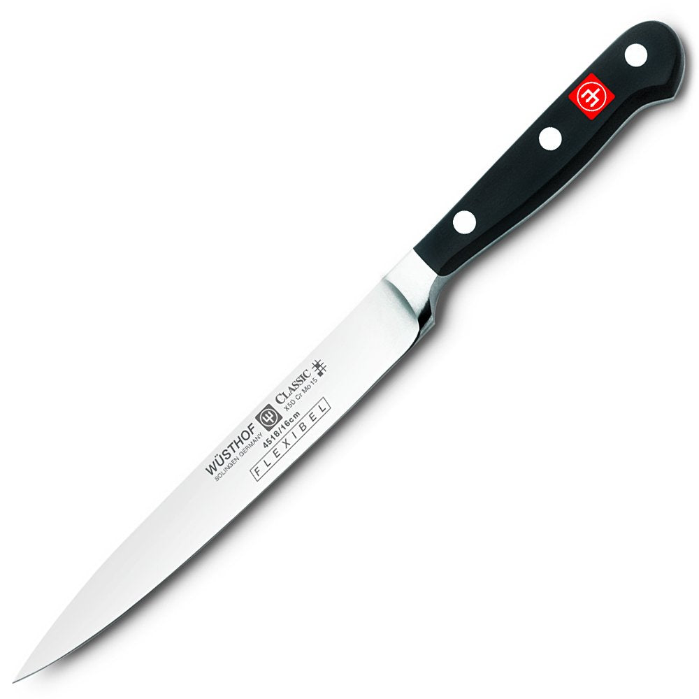 Wüsthof Fischfiliermesser, Classic (4518-7/16), 16 cm Klingenlänge, geschmiedet, rostfreier Edelstah