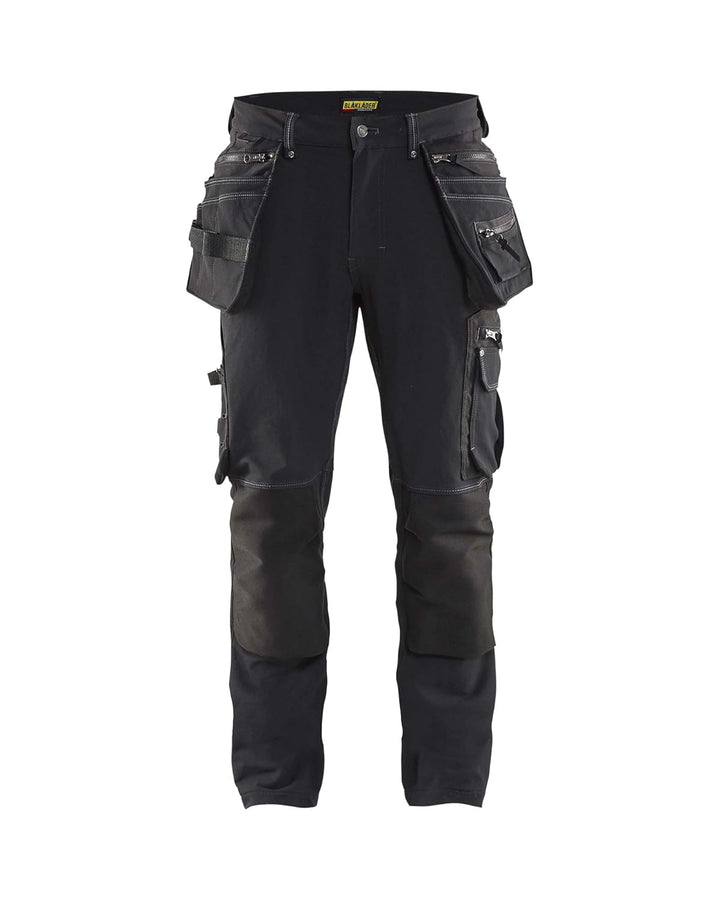 Blaklader 199816448699C148 X1900 Handwerker Arbeitshose 4-Wege-Stretch, Dunkel Marineblau/Schwarz, G