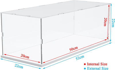 Acryl Vitrine Klar für Lego Actionfiguren Funko Pop Modell Skulptur Transparenter Plexiglas Display