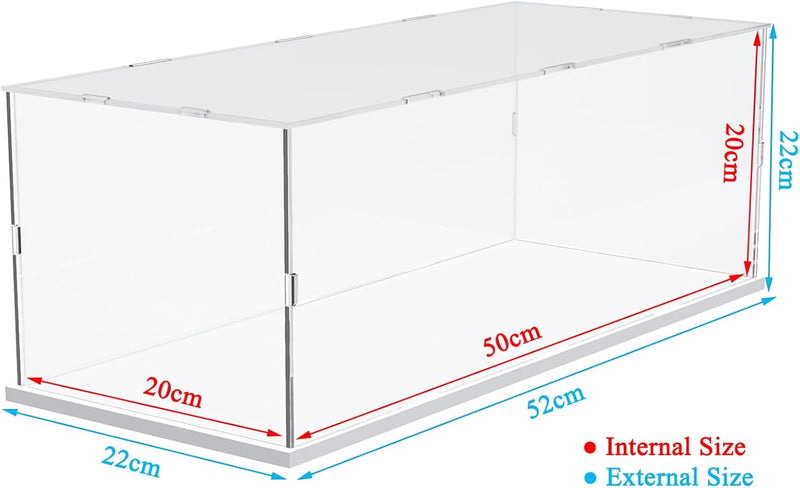 Acryl Vitrine Klar für Lego Actionfiguren Funko Pop Modell Skulptur Transparenter Plexiglas Display