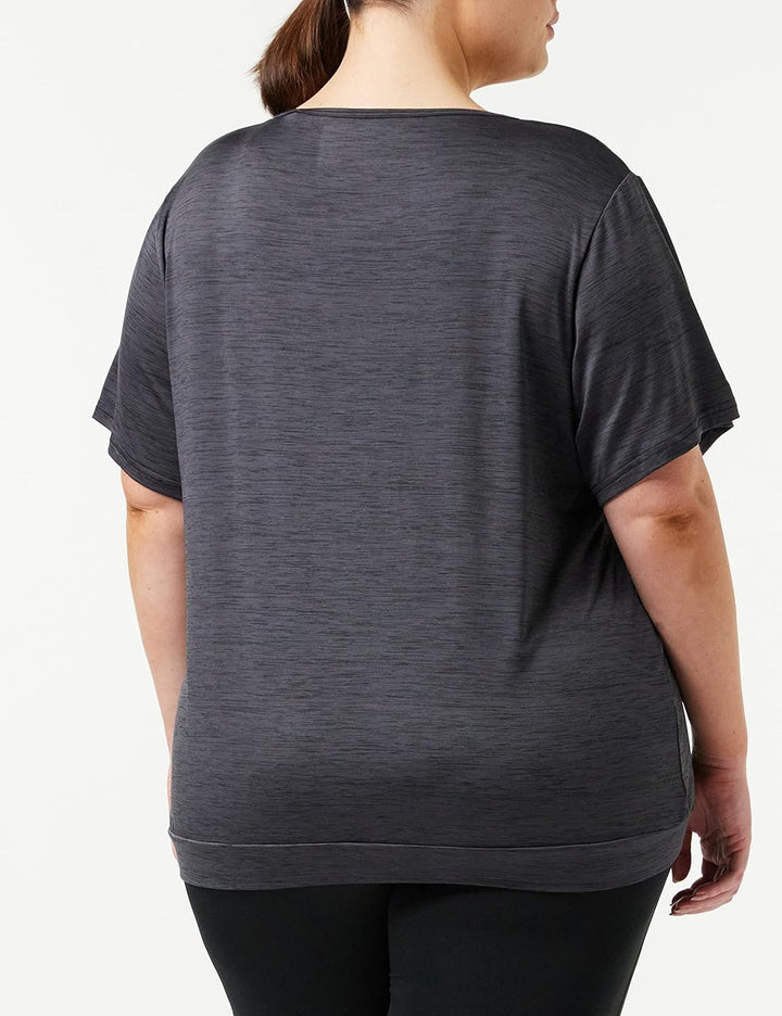 ENERGETICS Damen Jewel Ii WMS T-Shirt 50 Melange/Schwarz, 50 Melange/Schwarz