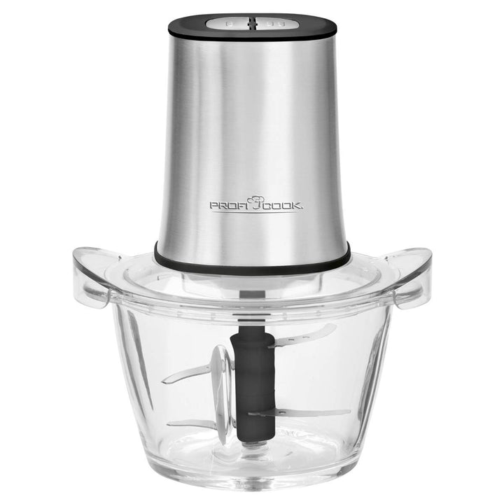ProfiCook PC-MZ 1150 2in1 Multizerkleinerer und Ice Crusher, Edelstahlgehäuse, Glas-Mixbehälter (1 L