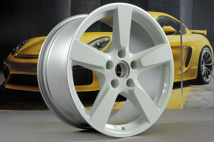 Porsche Boxster/Cayman 981 19" Cayman S Felgensatz Weiss/Wheels White