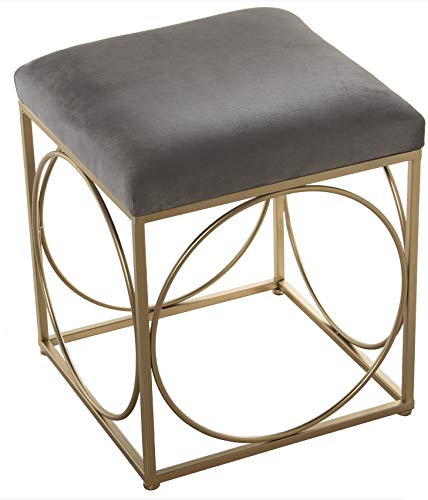 SuskaRegalos Sitzsack Metall/Holz/Stoff grau 41 x 41 x 47 cm, Gewebe, 41x41x47cm