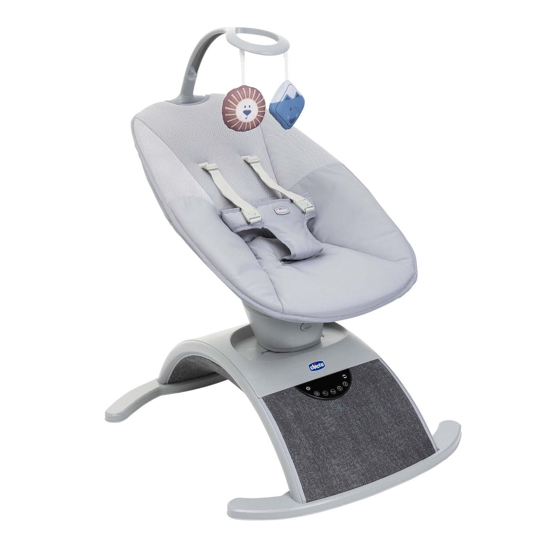 Chicco Comfy Wave, Elektronische Babywippe, Babyschaukel, mit Bewegungen und Melodien, verstellbare